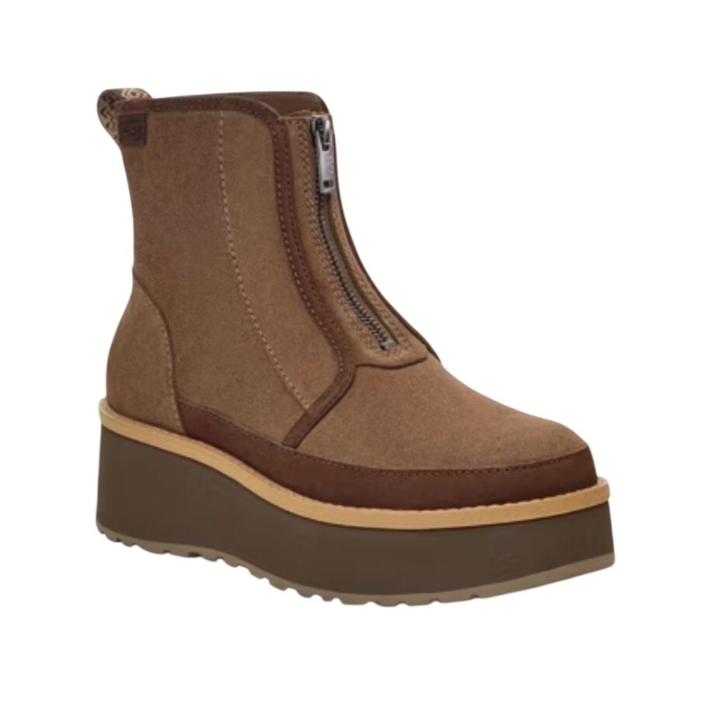UGG Hickory Cityfunc Boot Women's 9.5 Zip Platform Water Resistant